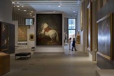 A view of the museum with the painting of "White Horse"
