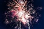 A photo of fireworks tweeted by the Town of Oakville on May 21, 2023.