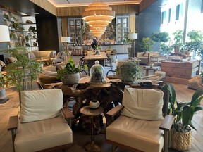 The Flora Lounge at 1 Hotel Toronto. IAN SHANTZ/TORONTO SUN