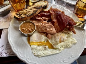 The Gros Jambon plate at Janine Cafe does the trick after a late-night out in Montreal.