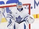 Goaltender Joseph Woll will get the start in net for the Maple Leafs.