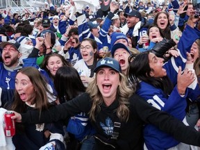 Crowds will once again go wild in Maple Leaf Square this year.