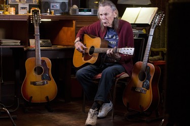 Gordon Lightfoot in his music room in his Bridle Path home in Toronto, Feb. 4, 2020.