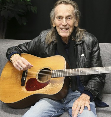 Gordon Lightfoot poses for a photo in Oshawa, Nov. 16, 2018, a day before his 80th birthday.