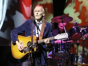 Gordon Lightfoot performs at Massey Hall in Toronto, Nov. 23, 2016.