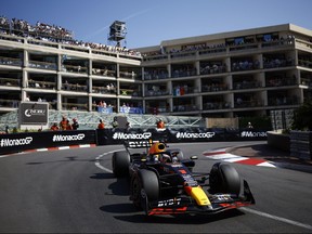Red Bull's Max Verstappen is pictured during qualifying at the Formula One Monaco Grand Prix