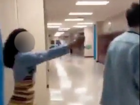 Student pepper sprays teacher