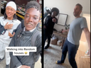Teens film themselves illegally entering a home in London and confronting the owner.