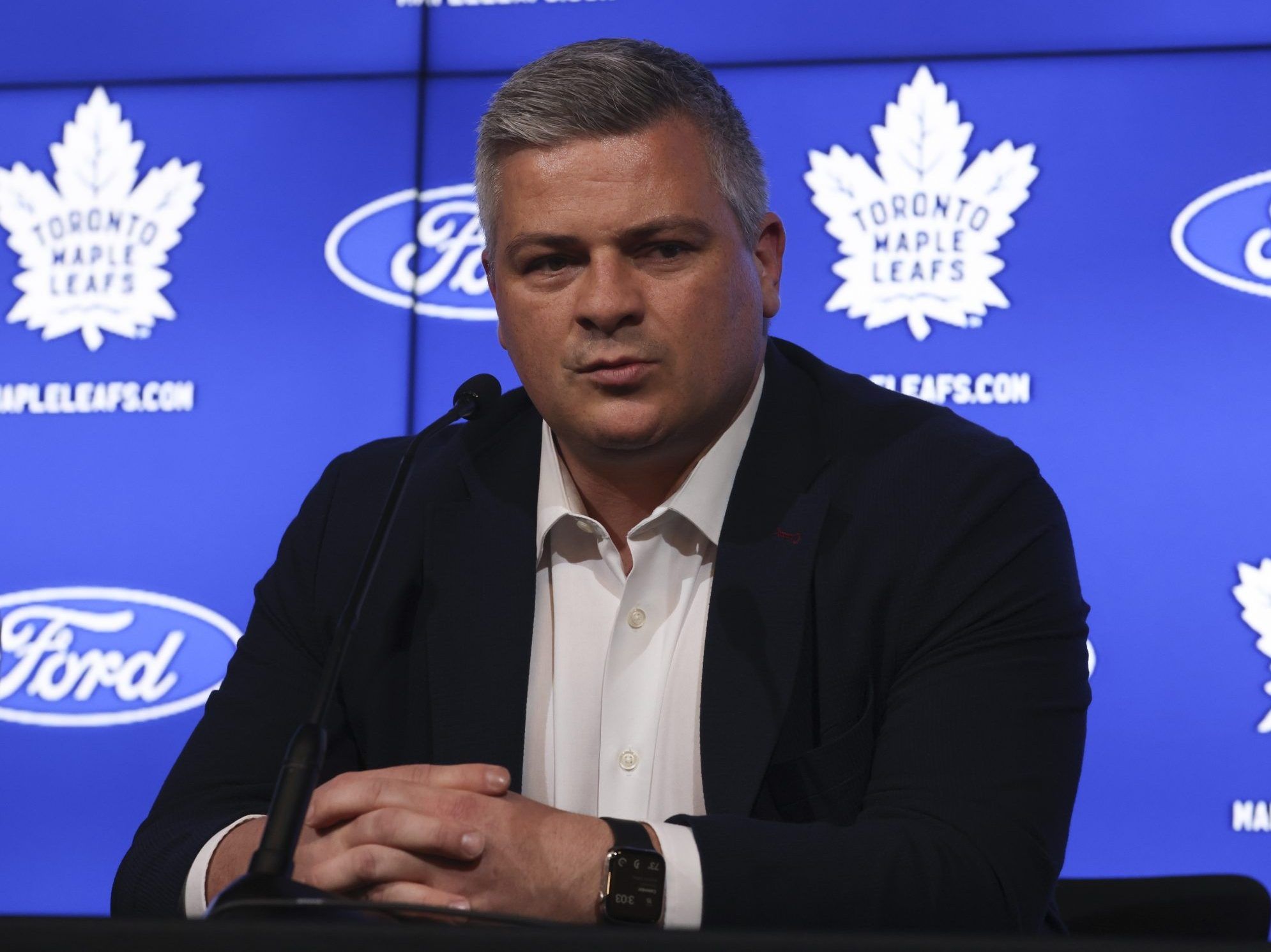 Treliving 'very confident' Maple Leafs will re-sign Matthews