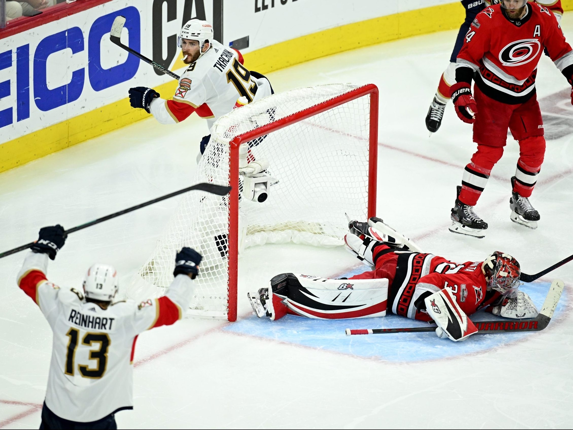 Fast scores overtime winner as Canes take game two over Islanders, lead 2-0