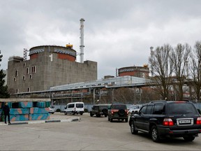 The Zaporizhzhia Nuclear Power Plant is pictured in a file photo