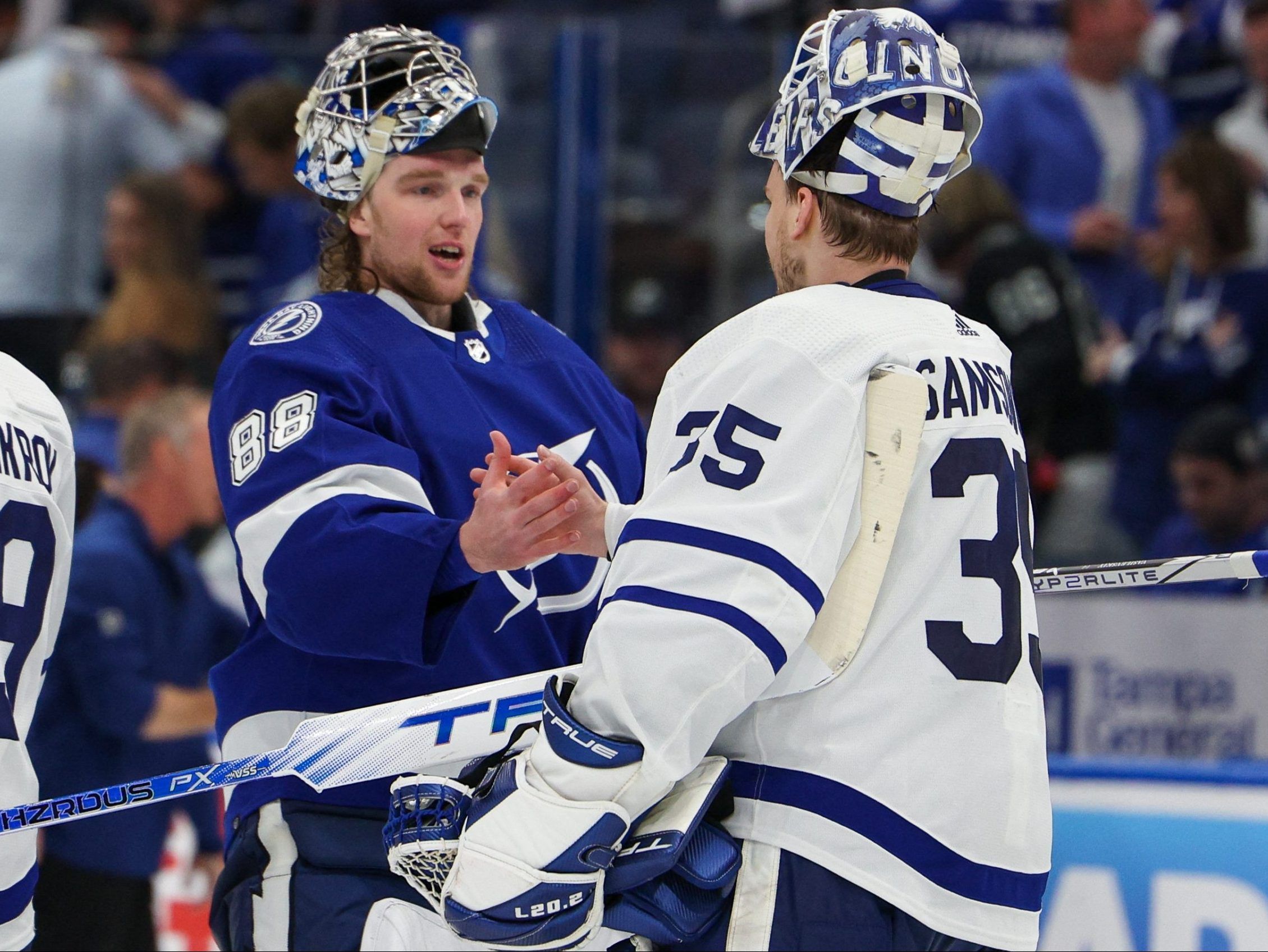 Lightning Round: Andrei Vasilevskiy has a new mask celebrating the Bolts  Cup win HD wallpaper