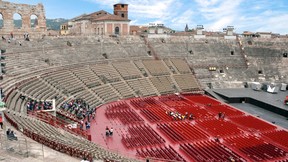 Verona’s Roman arena is an impressive sight, with much of its stonework still intact. CAMERON HEWITT PHOTO