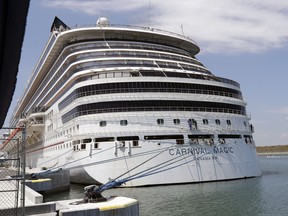 The Carnival cruise line ship Carnival Magic is pictured in a file photo