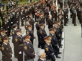 The 24th annual Ceremony of Remembrance, organized by the Ontario Police Memorial Foundation, was held Sunday at the Ontario Police Memorial in Toronto.