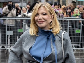 Courtney Love attends the Fendi Couture Summer Show 2023 - Getty