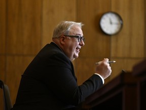 Canadian Taxpayers' Ombudsperson, François Boileau, speaks during a news conference, in Ottawa, on Tuesday, Dec. 13, 2022.