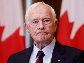 David Johnston, special rapporteur on foreign interference, holds a press conference