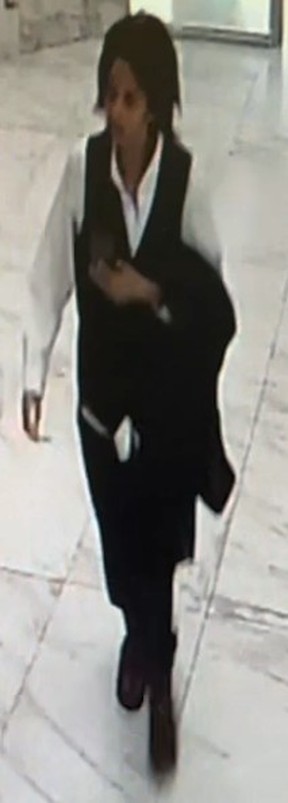 An image released by the Toronto Police Department of a suspect in an alleged voyeurism case.