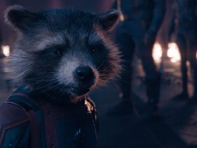 Rocket (voiced by Bradley Cooper) in "Guardians of the Galaxy Vol. 3."