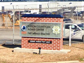The Fulton County Jail in Atlanta.