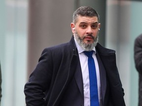 Anthony Constantinou outside Southwark Crown Court in London, on March 30, 2023.