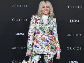 Miley Cyrus attends the 10th Annual LACMA Gala in 2021