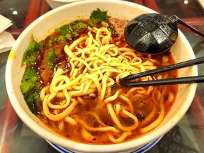 Noodle soup from Orient Express.