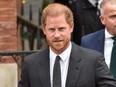 Prince Harry leaves the High Courts in London