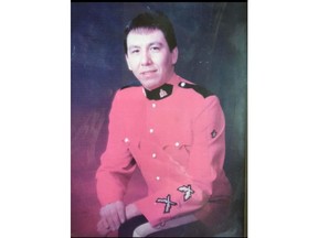 Ralph Cardinal, shown in a handout photo, served just under 30 years with the RCMP and says he survived his many years policing Indigenous communities on the frontline through his ability to speak Cree.