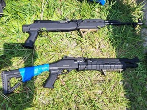 Two shotguns were seized by police in York Region following an investigation this month.