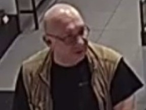 This suspect photo was released in connection with a sex assault in Toronto on April 14, 2023.