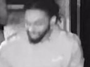 Suspect sought in Pickering bar shooting.