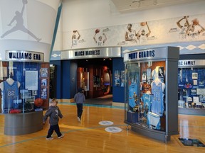 The Carolina Basketball Museum attracts young and old in Chapel Hill, N.C. (Dave Pollard/Toronto Sun)