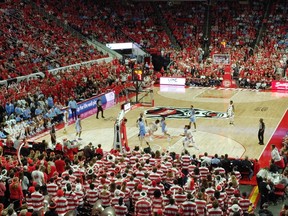 North Carolina plays North Carolina State in men’s basketball at PNC Arena in Raleigh, N.C. (Dave Pollard/Toronto Sun)