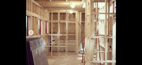 Construction of a Little Creek home at a warehouse in Mississauga which later had a fire – from Little Creek instagram