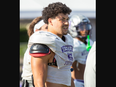 Edouard Wanadi is shown during Western Mustangs football practice in London on Wednesday August 31, 2022. Derek Ruttan/The London Free Press