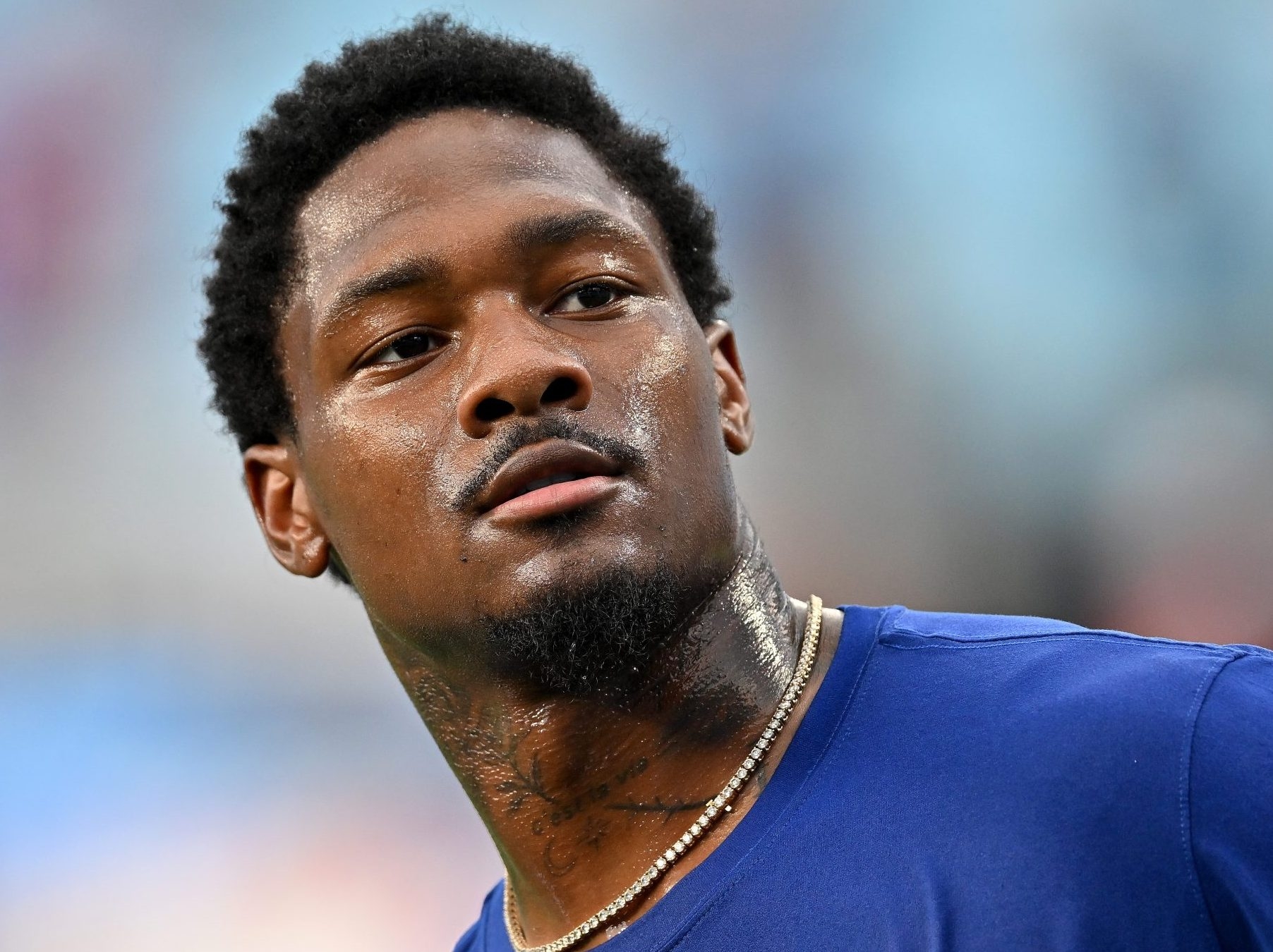 LOOK: How does Stefon Diggs look with number change?