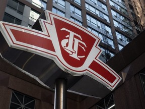 A Toronto Transit Commission sign