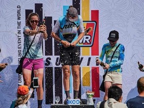 Women’s Belgian Waffle Race podium in North Carolina.