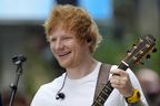 Ed Sheeran performs on NBC's