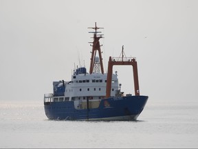 The Polar Prince arrives, Saturday, June 24, 2023 at the port in St.John’s Nfld.