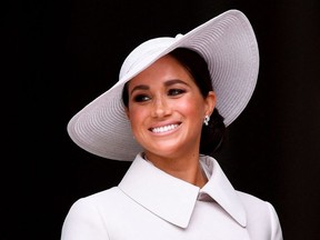 Smiling Meghan, Duchess of Sussex