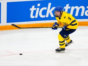 A right-handed shot, smooth-skating Tom Willander of Sweden is confident and reliable at both ends of the ice. He’s smart and doesn’t get into trouble, writes Terry Koshan.