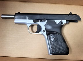 A firearm was seized in a stolen vehicle investigation by York Regional Police on Monday.