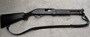 A shotgun was seized in a stolen vehicle investigation by York Regional Police on Monday.