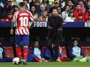 Atletico Madrid coach Diego Simeone.