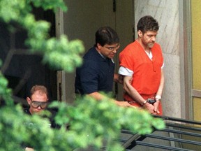 Theodore Kaczynski, right, the convicted killer known as the Unabomber, died by suicide, according to multiple Associated Press sources.
