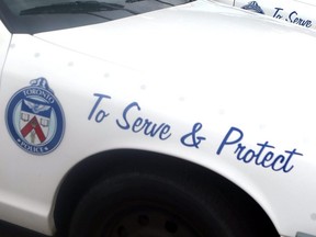 A Toronto Police vehicle.