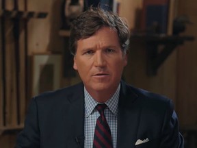 Tucker Carlson debuted his new show on Twitter Tuesday night.